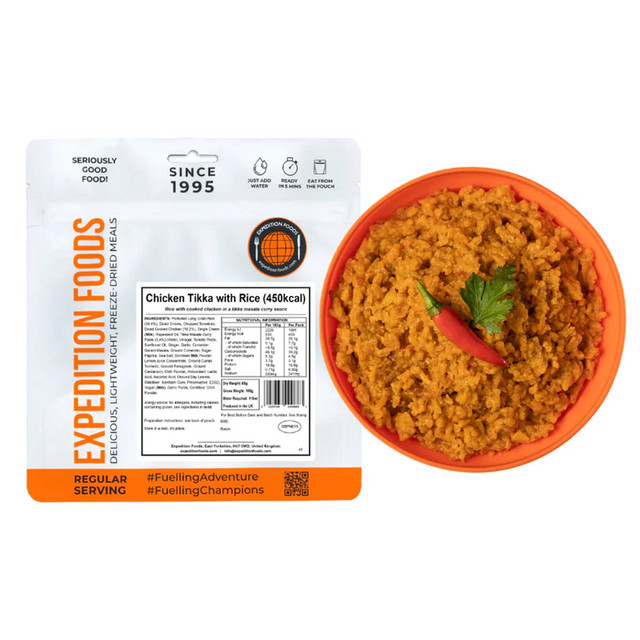 Expedition Foods Chicken Tikka with Rice