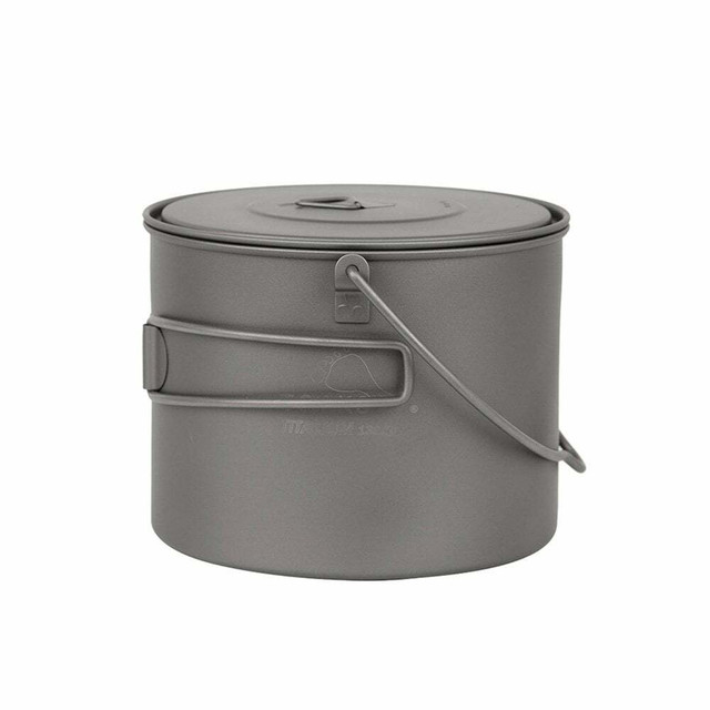 Titanium 1300ml Pot with Bail Handle