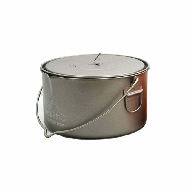 TOAKS Titanium 2000ml Pot with Bail Handle