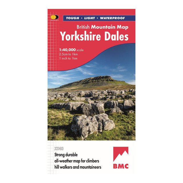 British Mountain Map - Yorkshire Dales