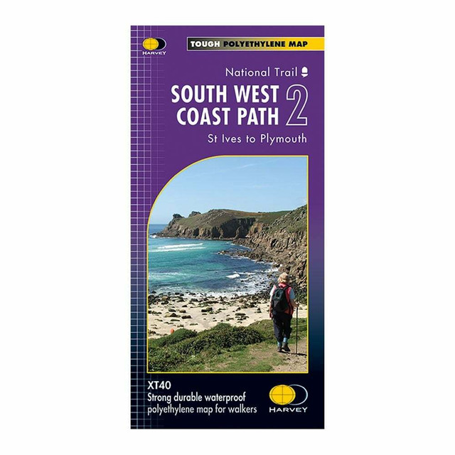 Harvey Maps Trail Map XT40 - South West Coast Path 2