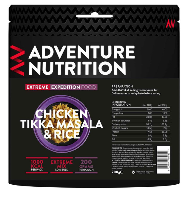 Adventure Nutrition Extreme Expedition 1000 kcal Chicken Tikka Masala