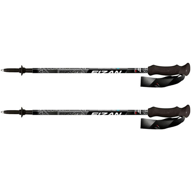 Compact 3 MS Trekking Poles with free neck tube