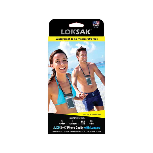 LokSak aLOKNK-3.9 x 7 Waterproof Bag with Lanyard 