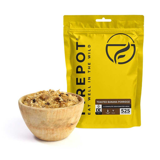 Firepot Toasted Banana Porridge (Reg Serving) 