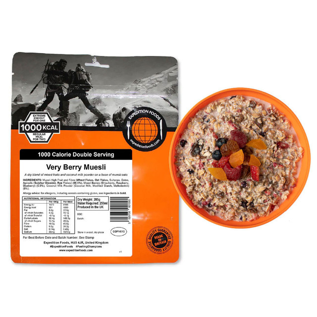 Expedition Foods Very Berry Muesli (Double Serving) 