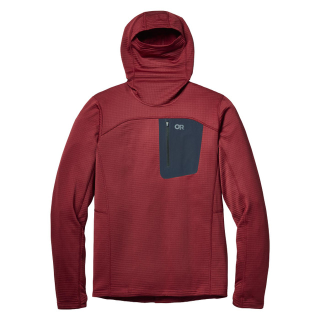 Vigor Grid Fleece Pullover Hoodie