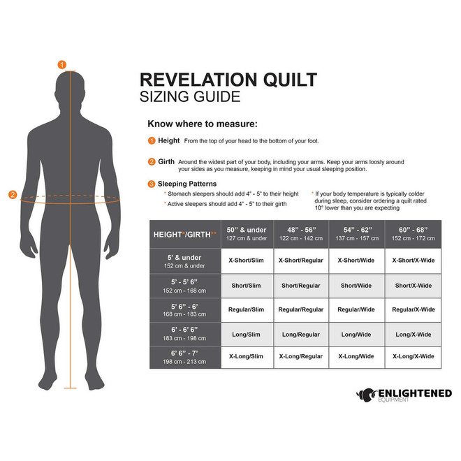 Enlightened Equipment Revelation 950FP 20F Down Quilt with Draft