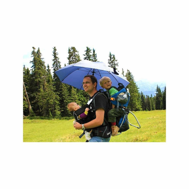 Parapluie Trekking Mains Libres EuroSCHIRM Swing - Fixation Sac à Dos - 114cm - 366g