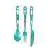 SilverAnt Coloured Titanium 3-Piece Cutlery Set 