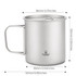 SilverAnt Ultralight Titanium Cup with Lid 600ml 