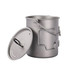 SilverAnt Titanium Pot 750ml with lid and bail handle 