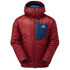 Oreus Hooded Insulated Jacket Merlot Red Admiral Blue