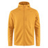 Abisko Grid Fleece Hoodie Mustard Yellow