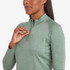 Womens Dart Zip Neck