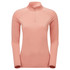Womens Dart Zip Neck