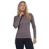 Womens Dart Zip Neck