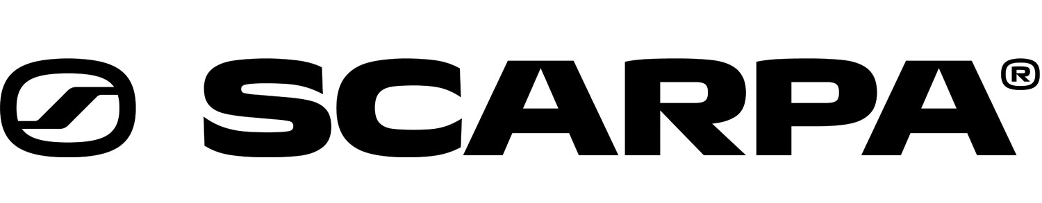 Scarpa logo at Ultralight Outdoor Gear