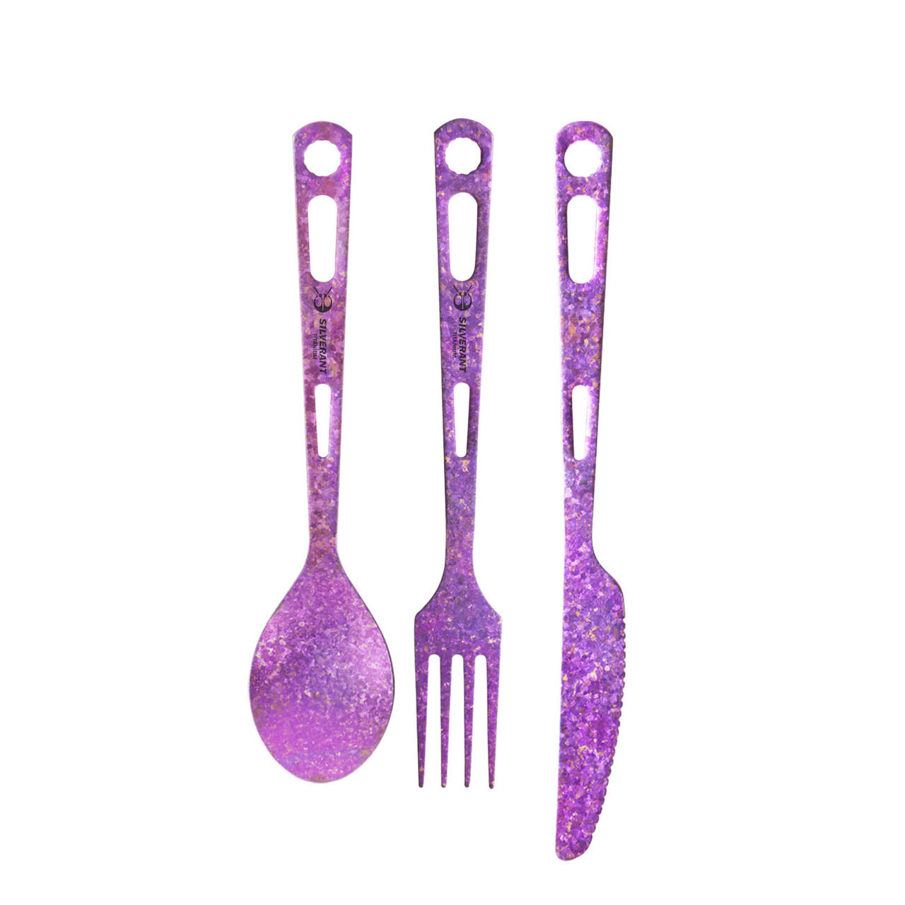 Coloured Titanium 3-Piece Cutlery Set