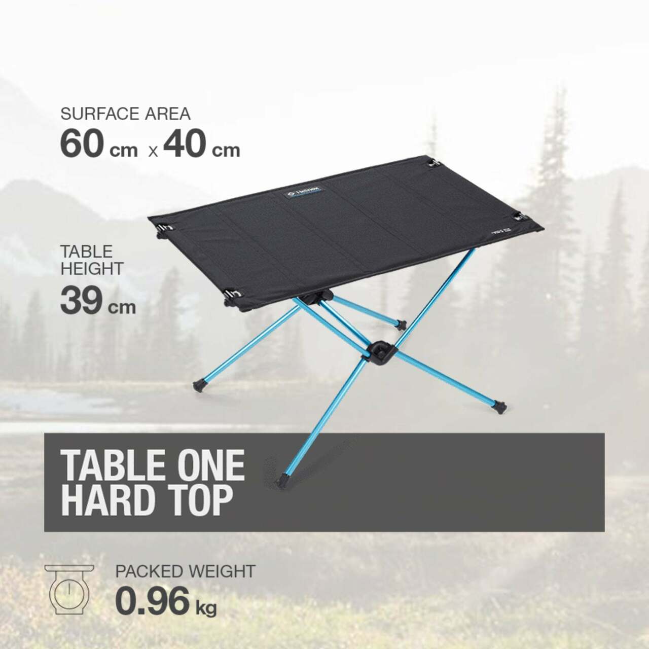 Helinox TABLE ONE SOLID TOP ウォルナット Helinox Table One Solid Top | Free Shipping & 5 Year Warranty