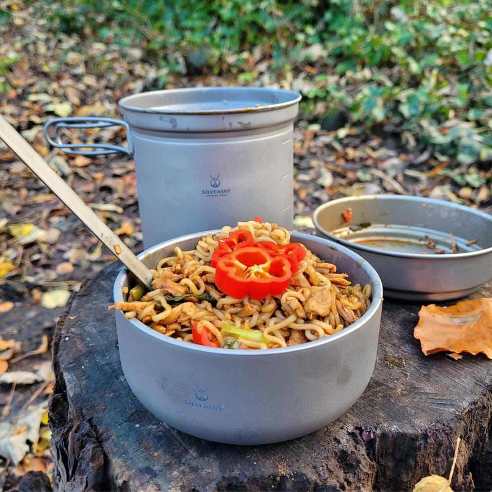 SilverAnt Titanium Backcountry Double Wall Bowl - 420ml | UK