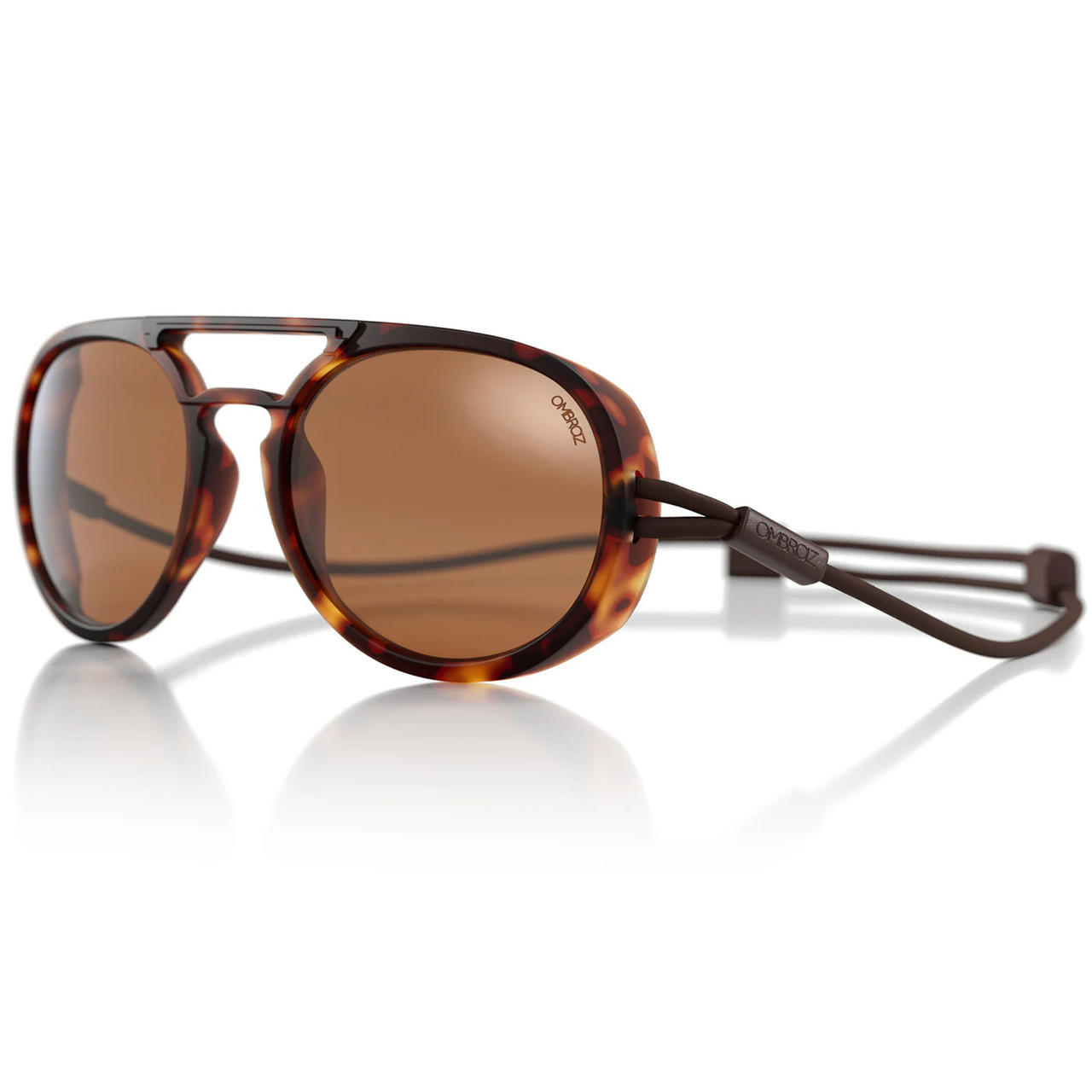 AM1 Brown Non-Polarized Driving Sunglasses - Dual-Zone Lens Tech For Golf, Sports & UV Protection
