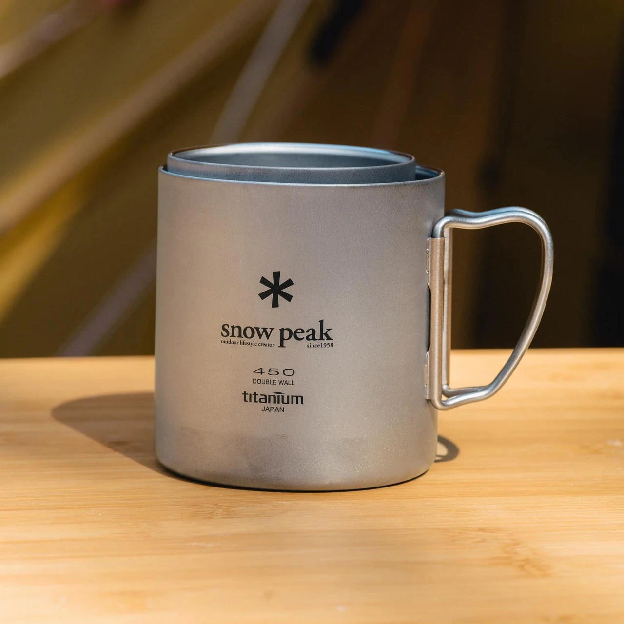 Snow Peak Unisex's MG-213 - Taza De Acero Inoxidable
