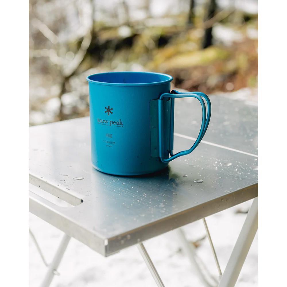 Snow Peak 2024 Titanium Single Wall 450 Coloured Mug
