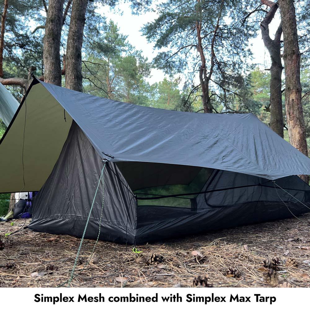 SIMPLEX MINI TARP DCF camo Ultralight SIMPLEX MINI TARP for 1 person