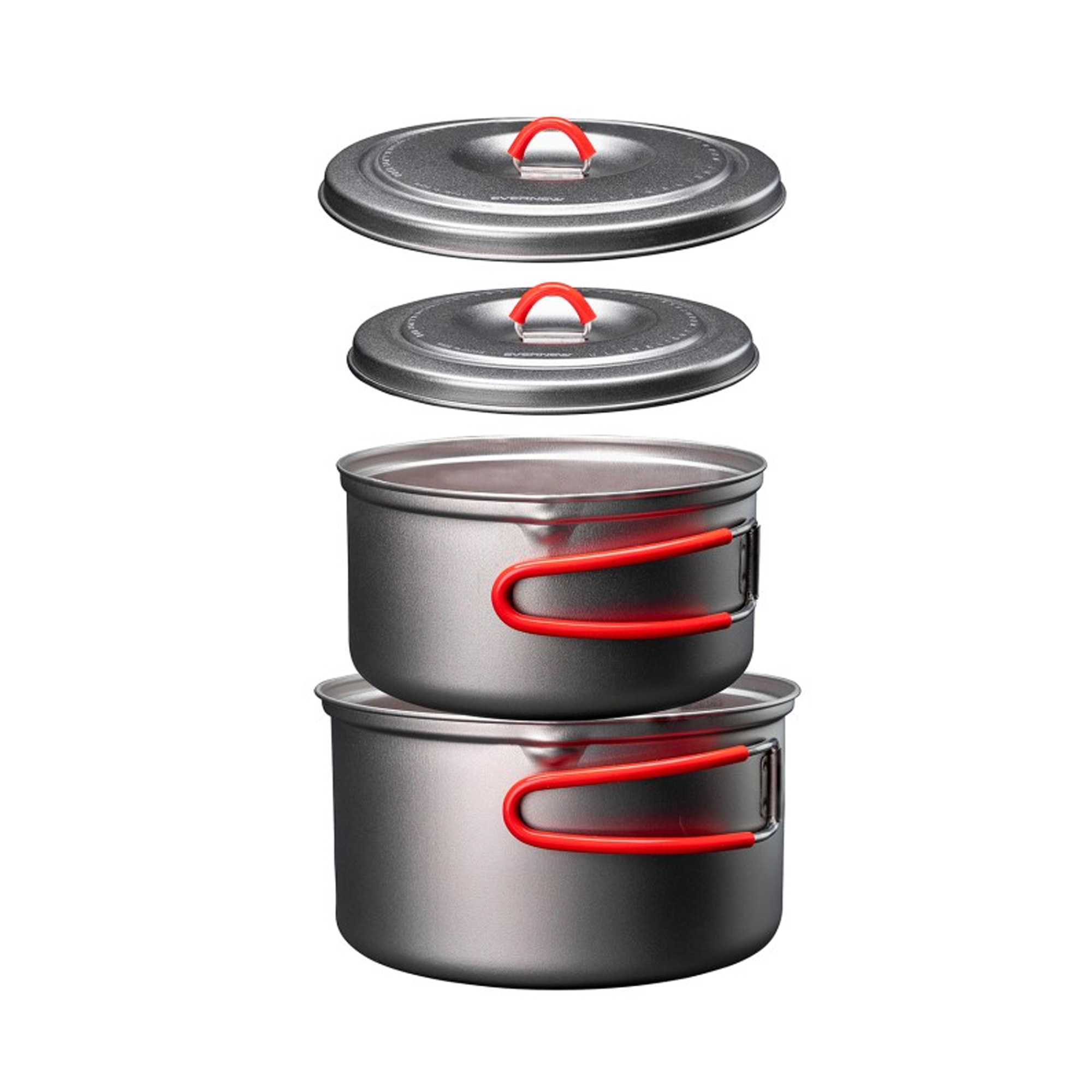 ECA536 Titanium Ultralight Pot Set M (900ml & 1300ml) | UK