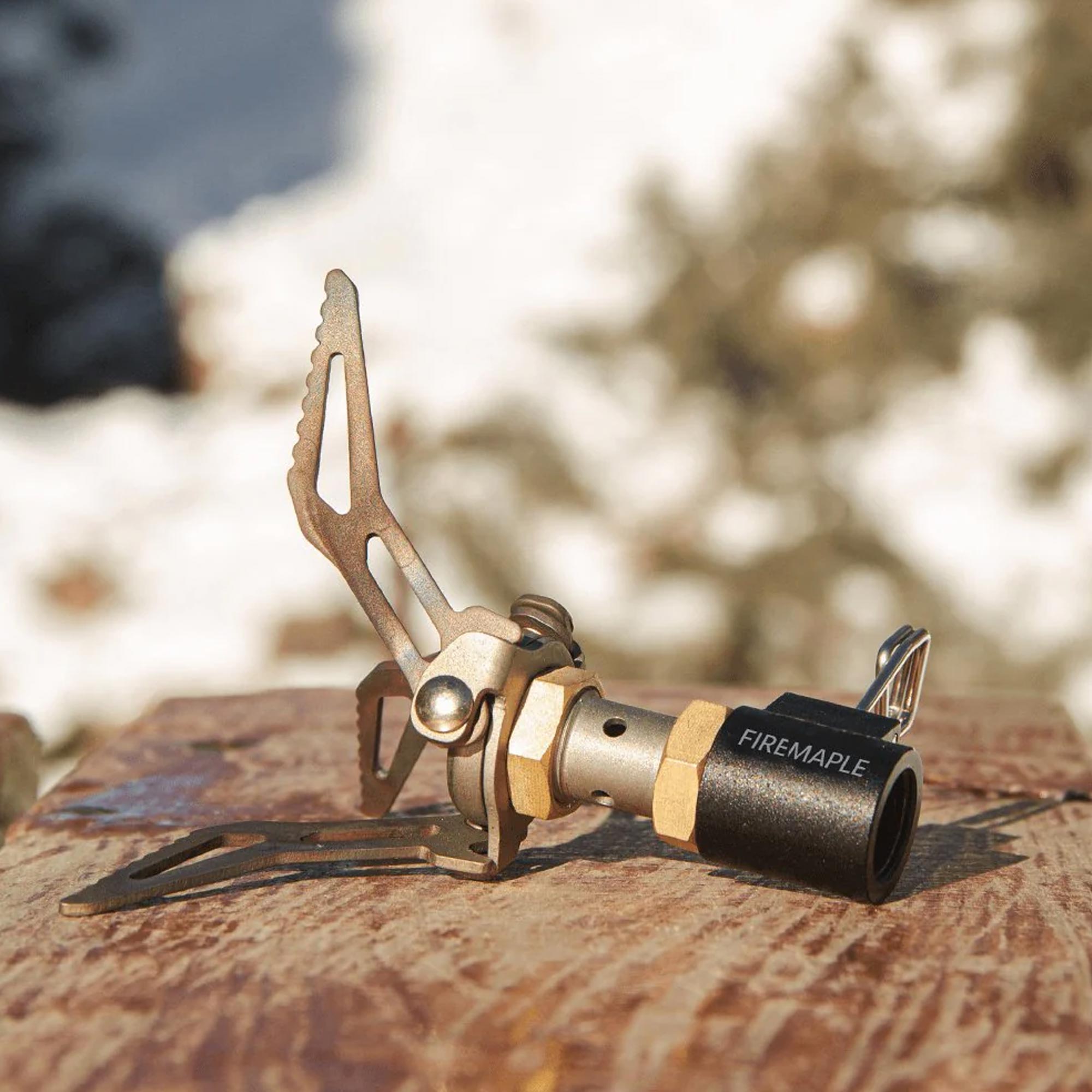 Fire-Maple FMS-125 Pro Draagbaar Camping Gasfornuis 3200W Mini Opvouwbare Kookbrander met Piëzo-ontsteking Voor Bushcraft, Reizen, Trektochten en Buitenactiviteiten