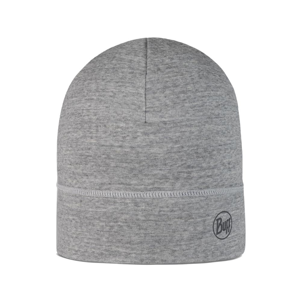 Buff Merino Wool Hat - Single Layer, Black, Odor Resistant, Breathable For Outdoor Activities