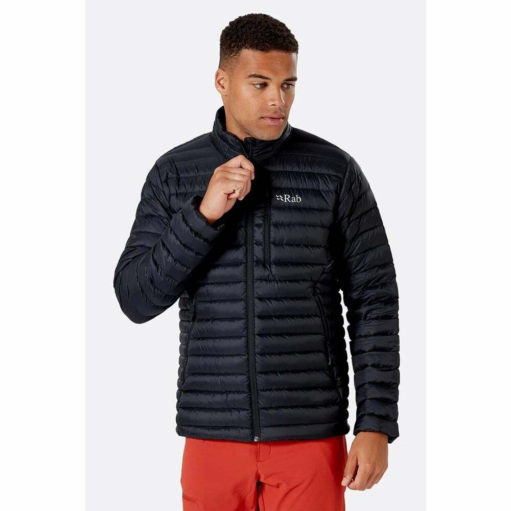 rab microlight jacket black