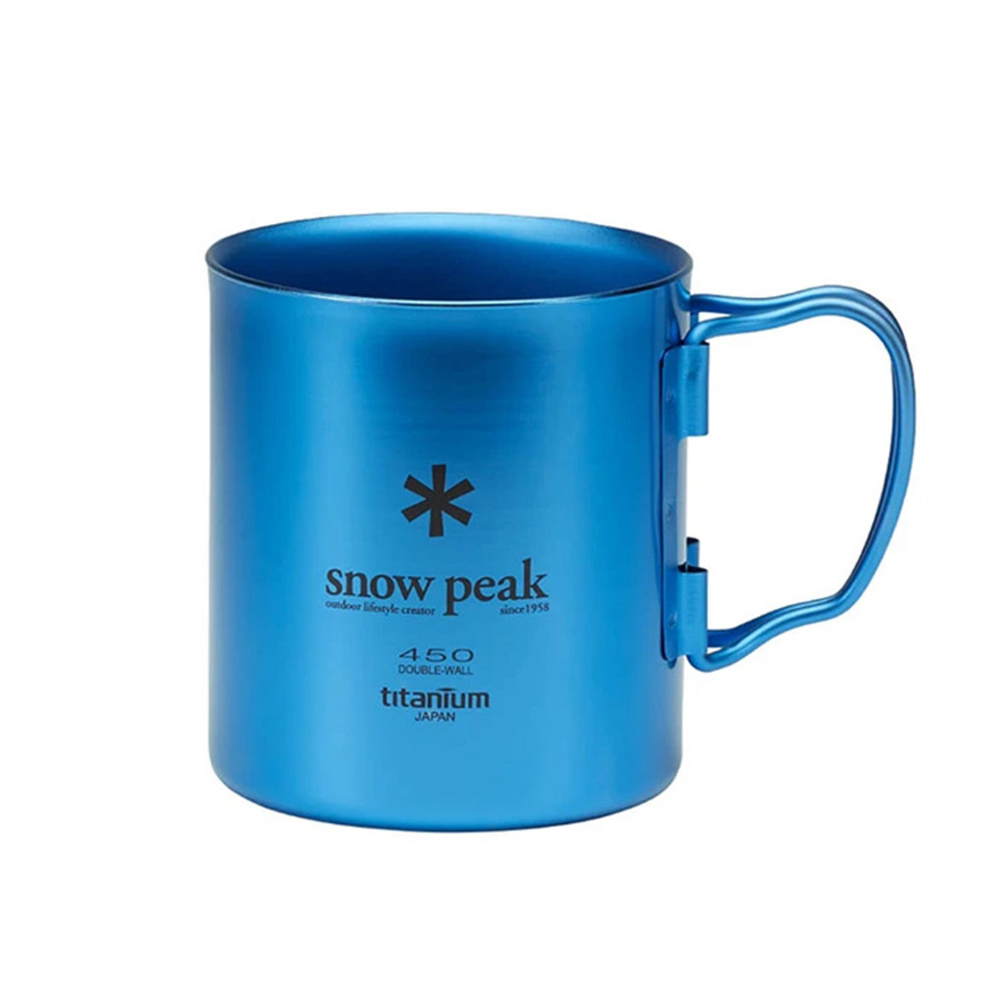 Snow Peak Titanium Double Wall 450 Coloured Mug | UK | Ultralight