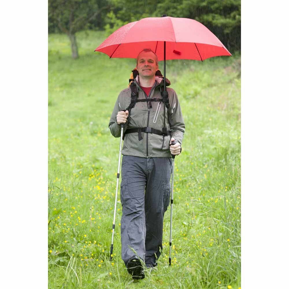 Hiking Umbrella EUROSCHIRM Swing Handsfree (Red) - Alpinstore