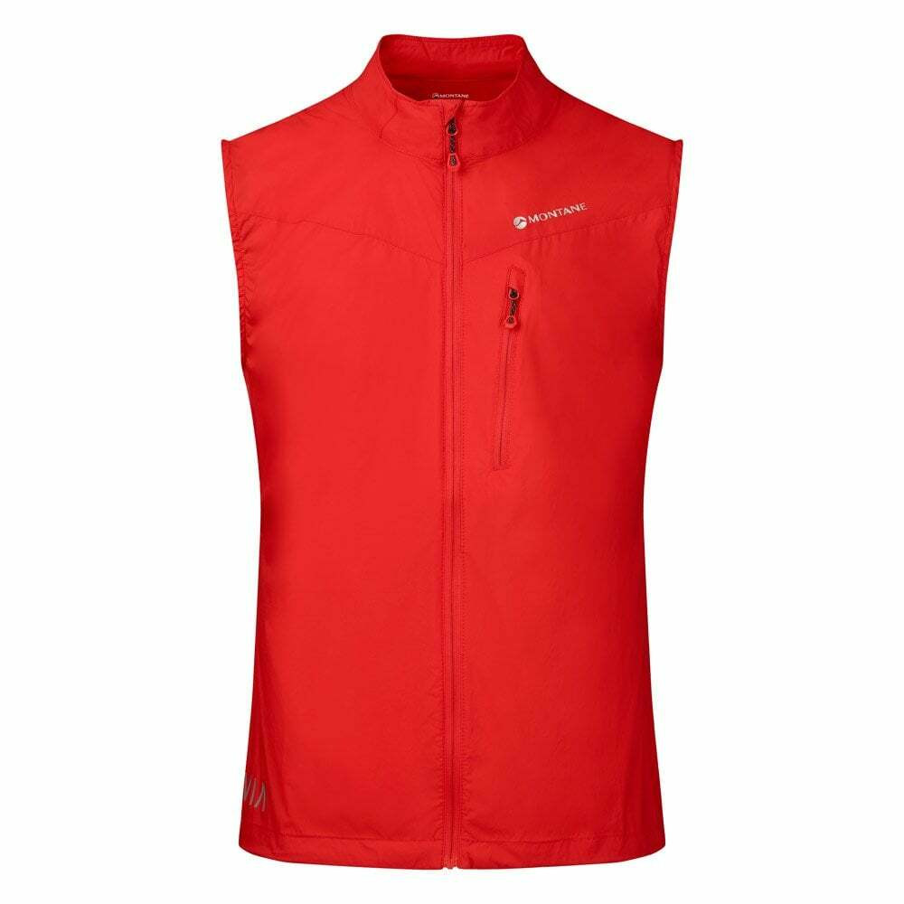 Montane Men S Featherlite Trail Vest Flag Red M