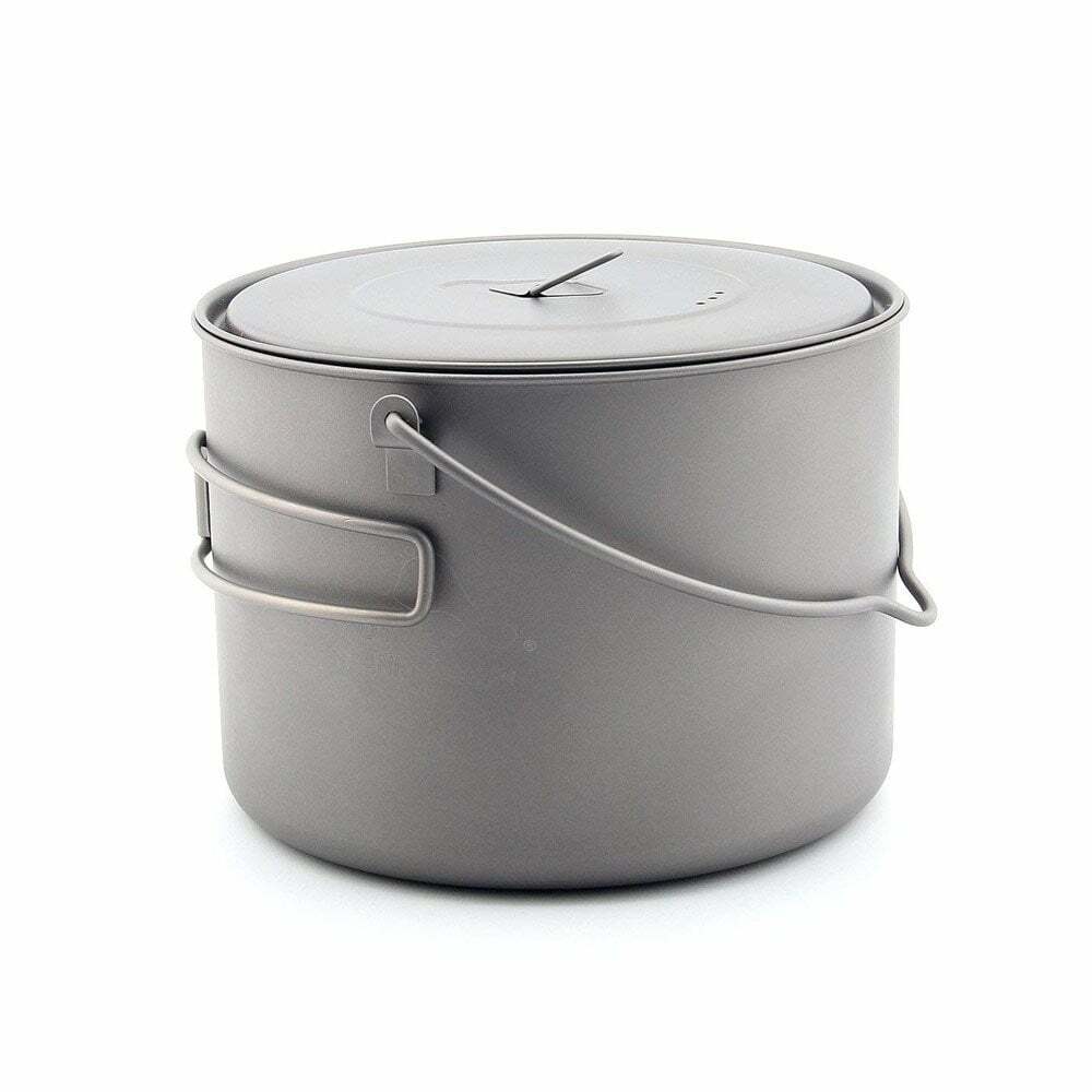 Titanium 1600ml Pot with Bail Handle