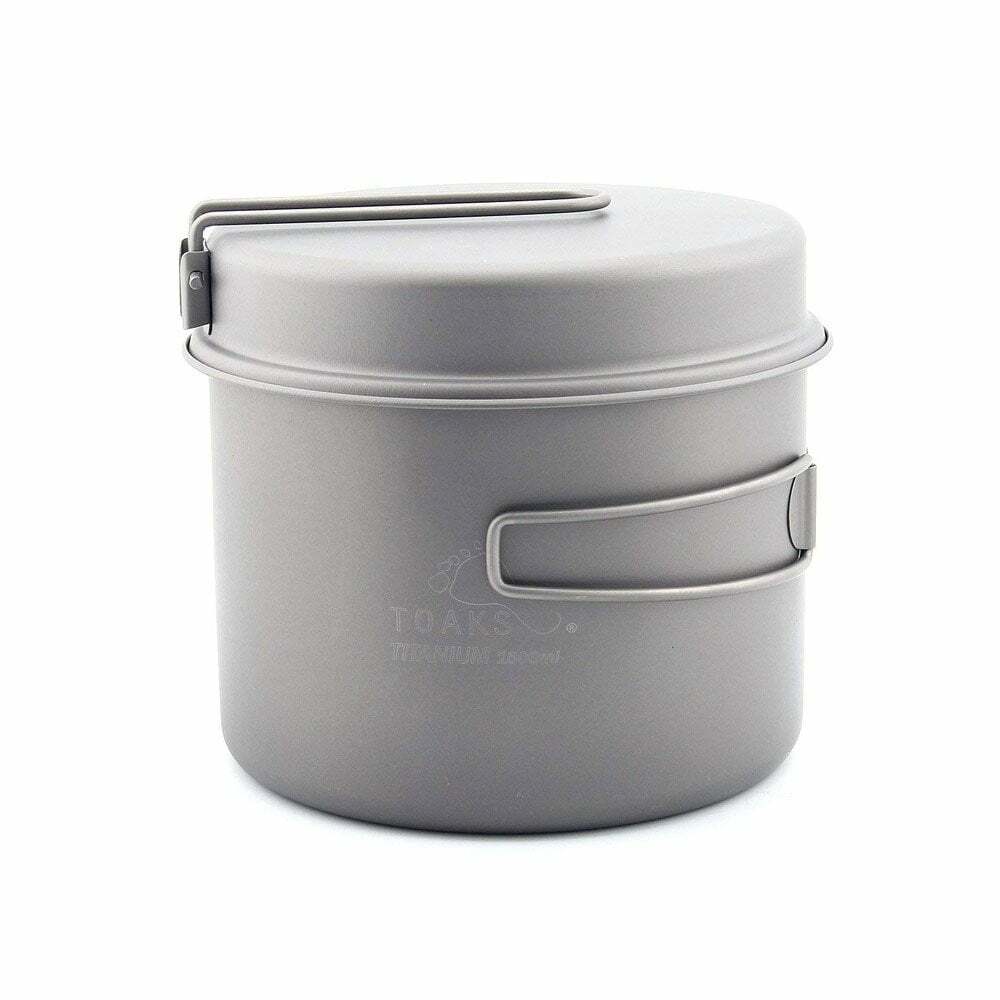 TOAKS Titanium 1600ml Pot with Pan | UK | Ultralight Outdoor Gear