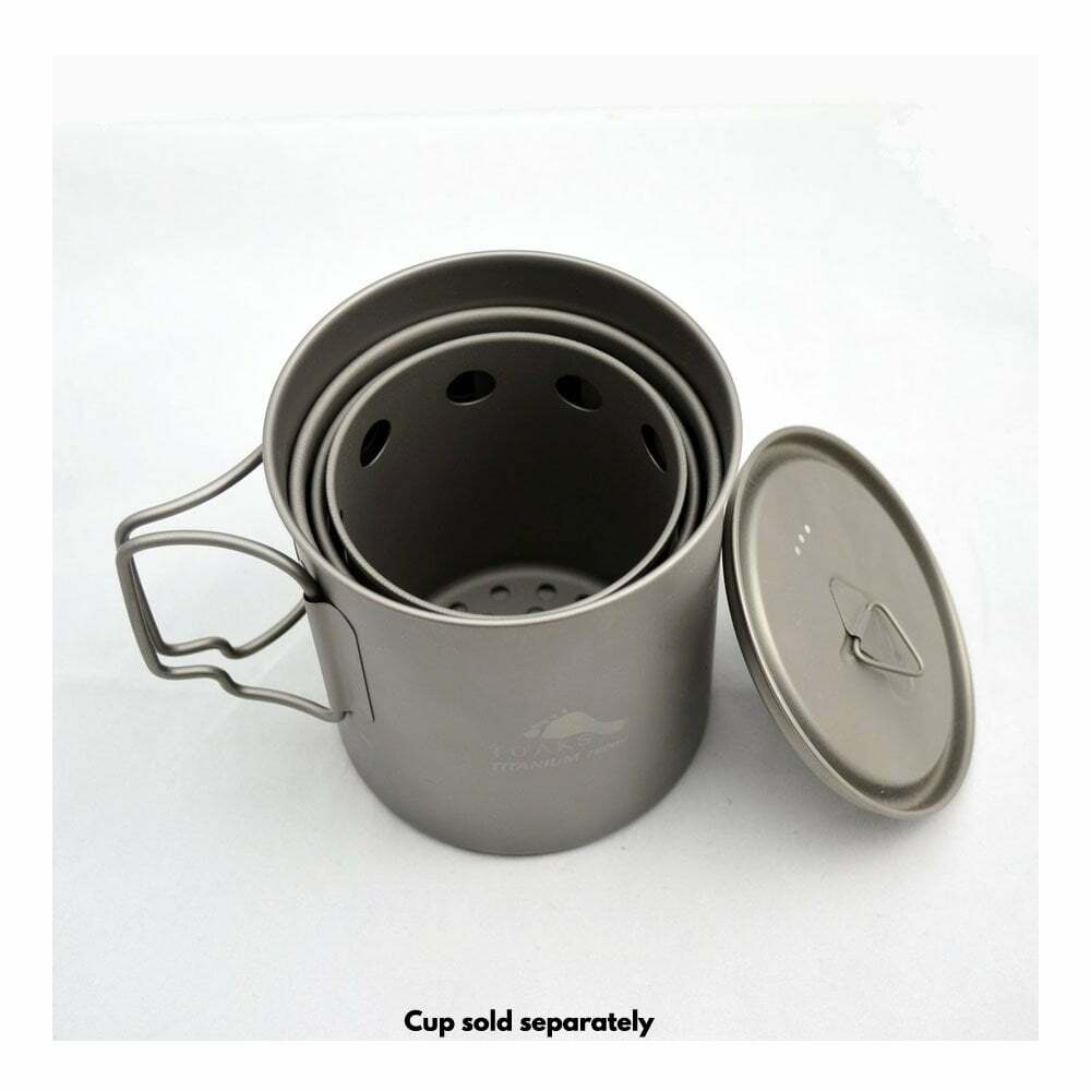 TOAKS Titanium Backpacking Wood Burning Stove - Small | UK | Ultralight  Outdoor Gear