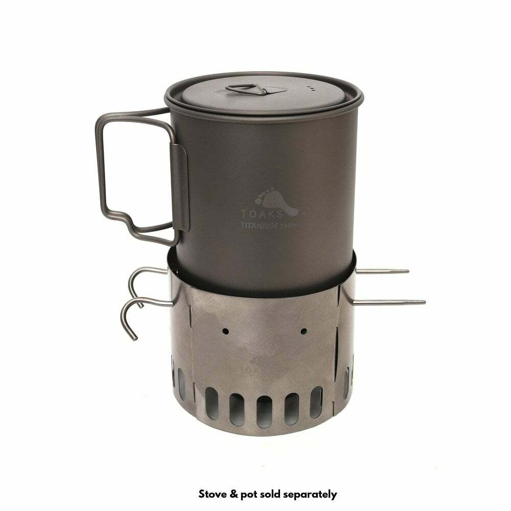 CAMPLUX FoldGo Campingfornuis, 2 Branders, Draagbaar Gasfornuis met Handvat voor Schroefbare Gasbus, Ideaal voor Kamperen, Wandelen en Picknicken