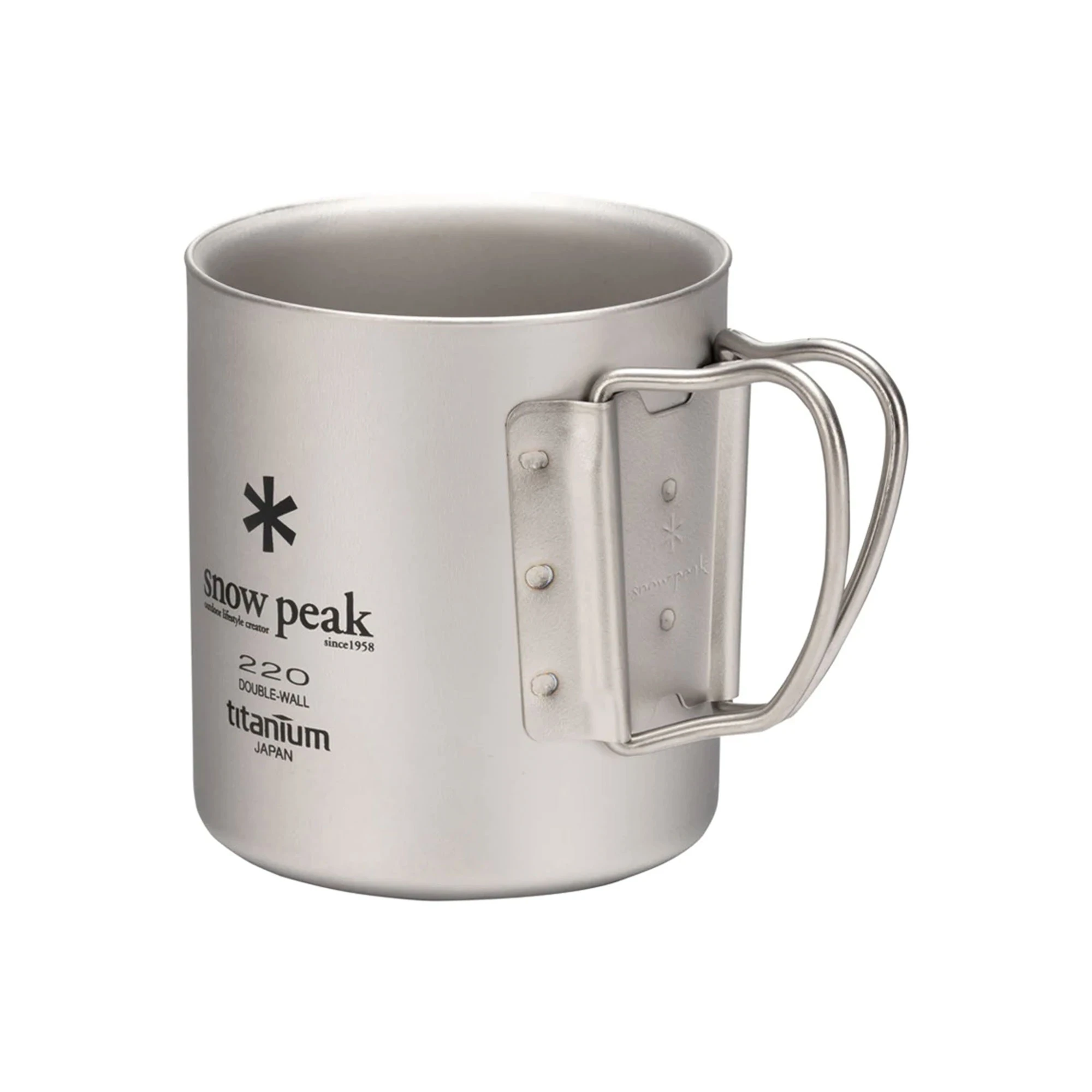 Snow Peak Titanium Double Wall 220 Mug | UK | Ultralight Outdoor Gear