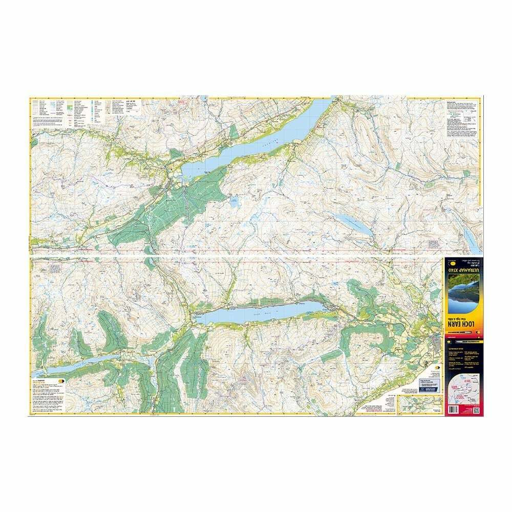 スコットランド NAVY MAP 総柄 マルチカバー 150×226 ACTUS The Map