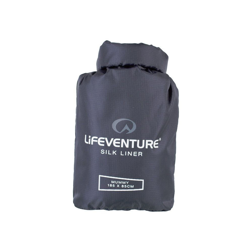 Life Venture Silk Sleeping Bag Liner, Mummy Ultralight Outdoor Gear
