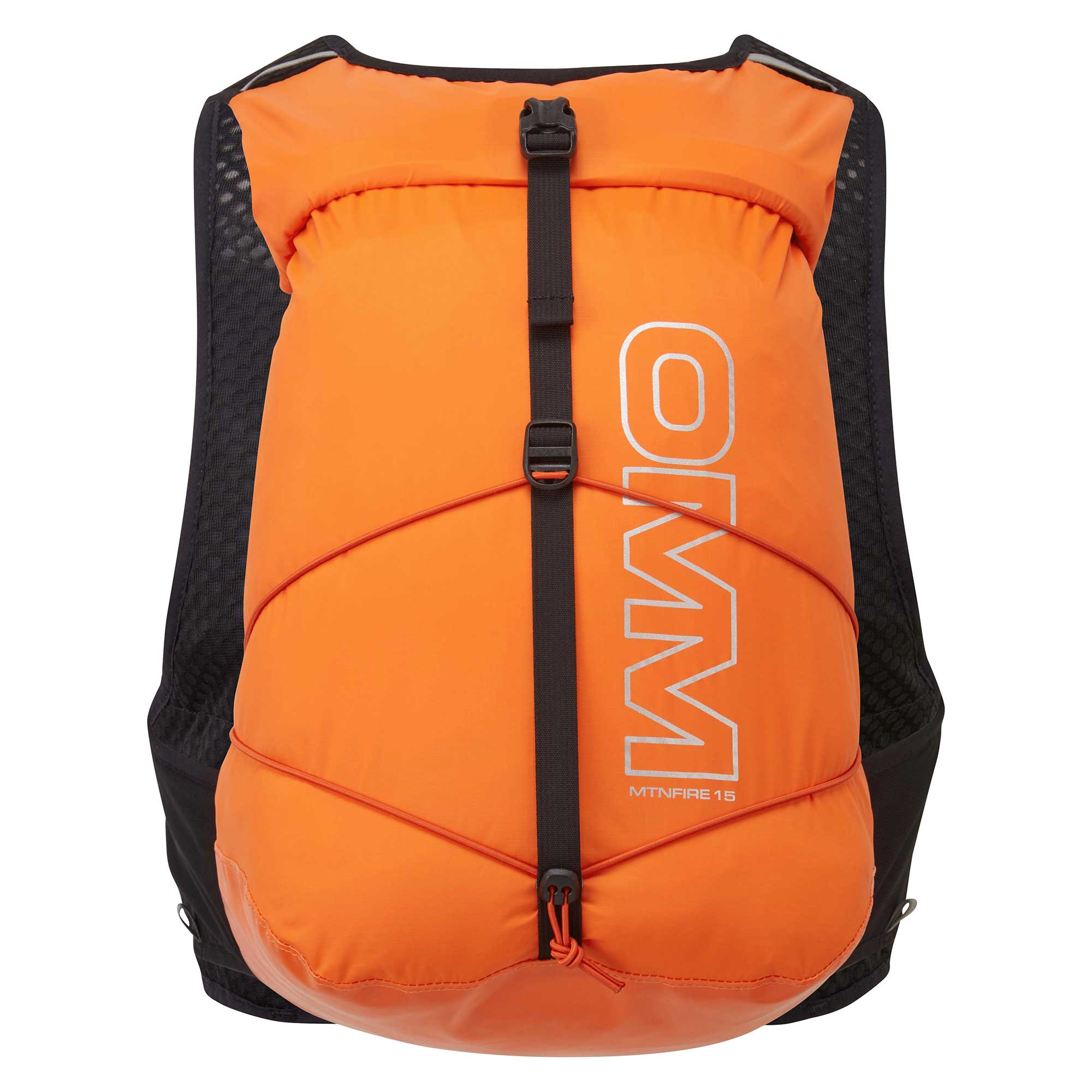OMM MountainFire 15 Vest Pack with 2 x 350ml Flexi Flasks | UK 