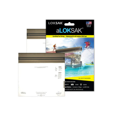 LokSak aLOKSAK x Water/Air Tight bags pack UK - Main Image