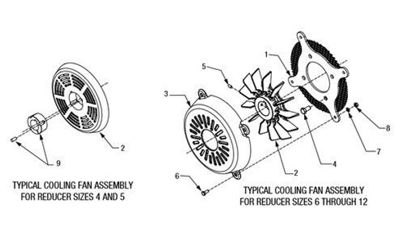 Dodge 272332 - Dodge - TDT14 COOLING FAN ASSY