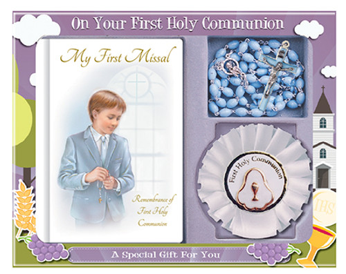 Communion gift set with Rosette