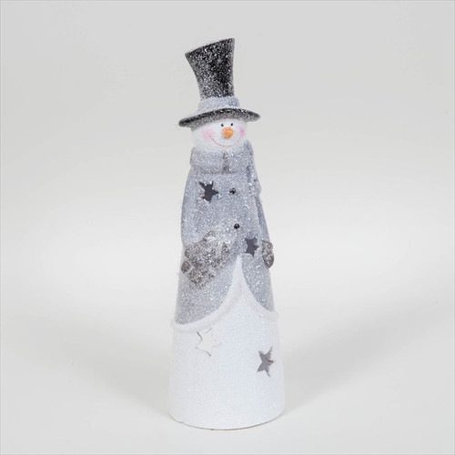 Snowman Candle Housing Ornament