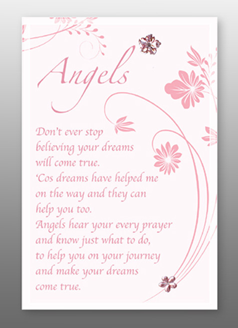 Glass Plaque - Angels Blessings