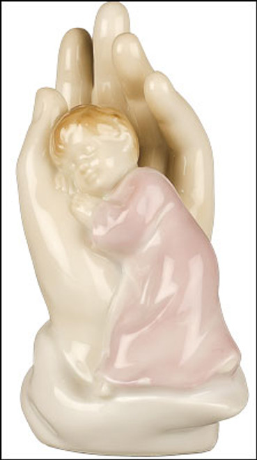 Ceramic Palm of hand Statue/Girl